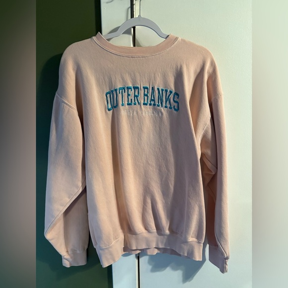 Peach Crew Neck Sweater - Picture 1 of 3